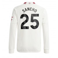 Billiga Manchester United Jadon Sancho #25 Tredje fotbollskläder 2023-24 Långärmad